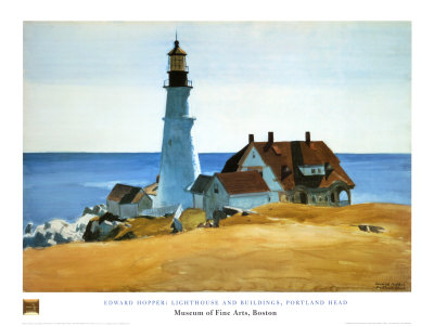 Lighthouse Porthead Edward Hopper